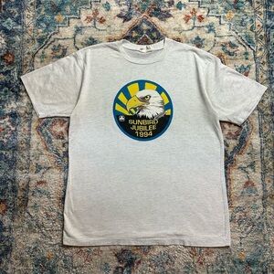 Vintage Sunbird Jubilee Eagle Girl Guides T-shirt Size XL